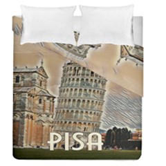 Pisa Tower, Italy Duvet Cover Double Side (queen Size)