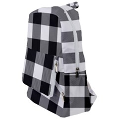 Black And White Plaided  Travelers  Backpack by ConteMonfrey