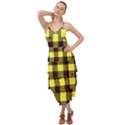 Black and yellow big plaids Layered Bottom Dress View1