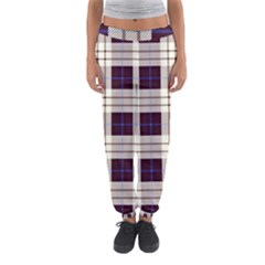 Gray, Purple And Blue Plaids Women s Jogger Sweatpants by ConteMonfrey