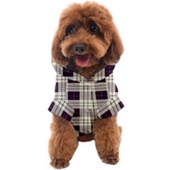 Gray, Purple And Blue Plaids Dog Coat by ConteMonfrey