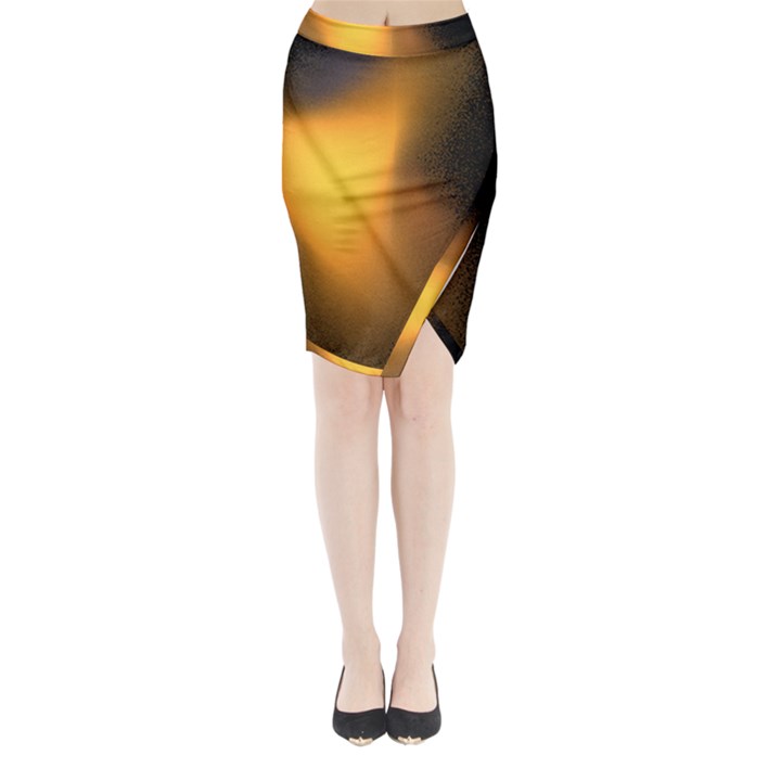 Gnarl Midi Wrap Pencil Skirt