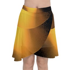 Gnarl Chiffon Wrap Front Skirt by Sparkle