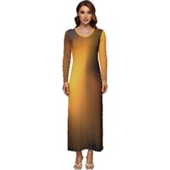 Gnarl Long Sleeve Velour Longline Maxi Dress