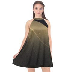 Lightfocus Halter Neckline Chiffon Dress  by Sparkle