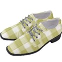 Green tea plaids - Green white Women Heeled Oxford Shoes View2