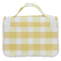 Cute plaids white yellow Satchel Handbag View3