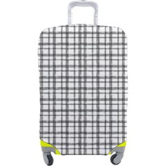 Small White Lines - Plaids Luggage Cover (large) by ConteMonfrey