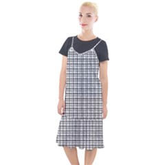 Small White Lines - Plaids Camis Fishtail Dress by ConteMonfrey