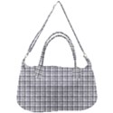 Small White Lines - Plaids Removal Strap Handbag View1