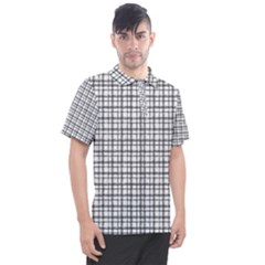 Small White Lines - Plaids Men s Polo Tee