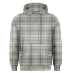 Vintage Gray Plaids Men s Core Hoodie by ConteMonfrey