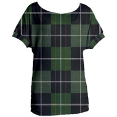 Modern Green Plaid Women s Oversized Tee by ConteMonfrey