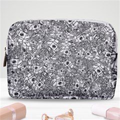 Weird Cute Fantasy Monsters Motif Pattern Make Up Pouch (medium) by dflcprintsclothing