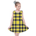 Yellow Plaids Straight Kids  Summer Dress View1