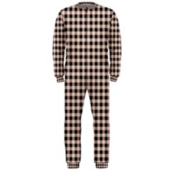 Purple Black Small Plaids Onepiece Jumpsuit (men) by ConteMonfrey