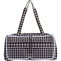 Purple Black Small Plaids Multi Function Bag by ConteMonfrey