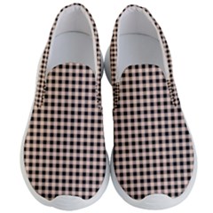 Purple Black Small Plaids Men s Lightweight Slip Ons by ConteMonfrey