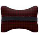 Black red small plaids Seat Head Rest Cushion View2