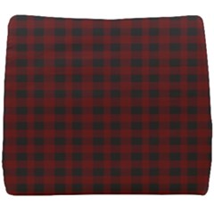 Black Red Small Plaids Seat Cushion by ConteMonfrey