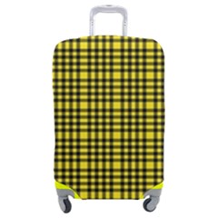 Yellow Small Plaids Luggage Cover (medium) by ConteMonfrey