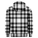 Black White Plaids  Men s Overhead Hoodie View2