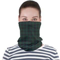 Black And Dark Green Small Plaids Face Seamless Bandana (adult) by ConteMonfrey