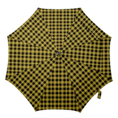 Black And Yellow Small Plaids Hook Handle Umbrellas (medium) by ConteMonfrey