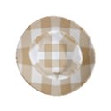 Clean brown and white plaids Inside Out Bucket Hat (Kids) View3