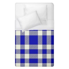 Blue Plaids Bic Big Plaids Duvet Cover (single Size) by ConteMonfrey