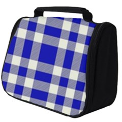 Blue Plaids Bic Big Plaids Full Print Travel Pouch (big) by ConteMonfrey