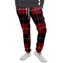 Modern Red Plaids Men s Jogger Sweatpants