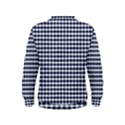 Small blue and white plaids Kids  Sweatshirt View2