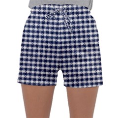 Small Blue And White Plaids Sleepwear Shorts by ConteMonfrey