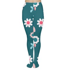 Cute Flowers Flower Seamless Model Spring Tights by Wegoenart