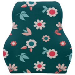 Cute Flowers Flower Seamless Model Spring Car Seat Velour Cushion  by Wegoenart