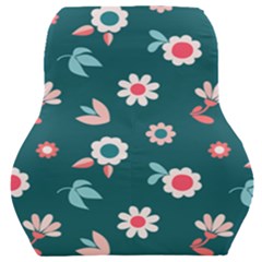 Cute Flowers Flower Seamless Model Spring Car Seat Back Cushion  by Wegoenart