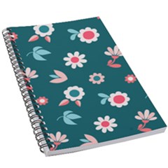 Cute Flowers Flower Seamless Model Spring 5 5  X 8 5  Notebook by Wegoenart