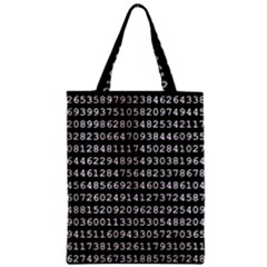 Illustration Pi Circle Diameter Circumference Zipper Classic Tote Bag by Wegoenart