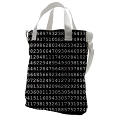 Illustration Pi Circle Diameter Circumference Canvas Messenger Bag by Wegoenart