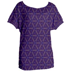 Background Pattern Texture Purple Women s Oversized Tee by Wegoenart