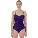 Background Pattern Texture Purple Sweetheart Tankini Set View1