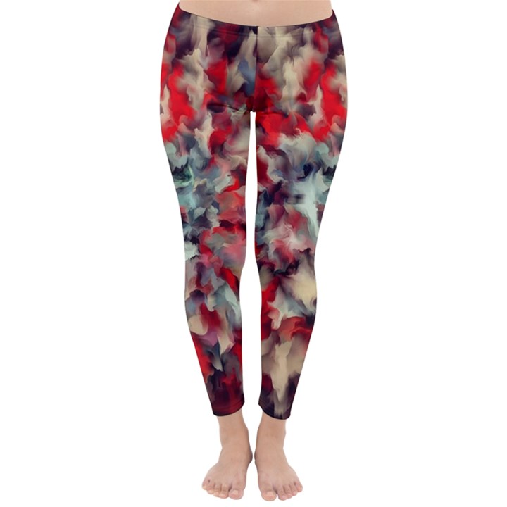 Mirror Fractal Classic Winter Leggings