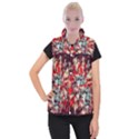 Mirror Fractal Women s Button Up Vest View1