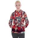 Mirror Fractal Women s Hooded Pullover View1