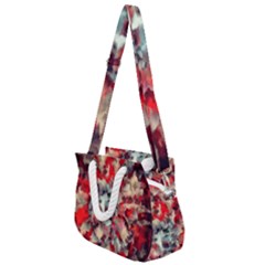 Mirror Fractal Rope Handles Shoulder Strap Bag by Sparkle