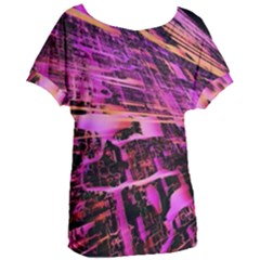 Mirror Fractal Women s Oversized Tee by Sparkle