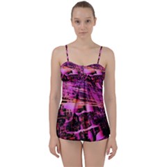 Mirror Fractal Babydoll Tankini Set by Sparkle