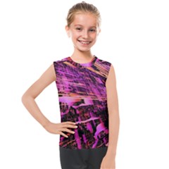 Mirror Fractal Kids  Mesh Tank Top by Sparkle