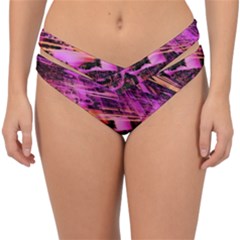 Mirror Fractal Double Strap Halter Bikini Bottom by Sparkle